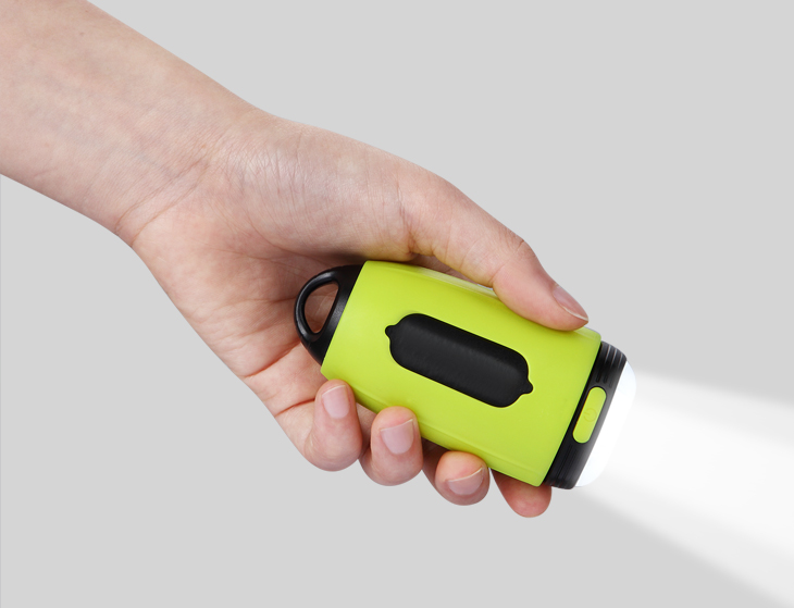 USB Torch with poop bag