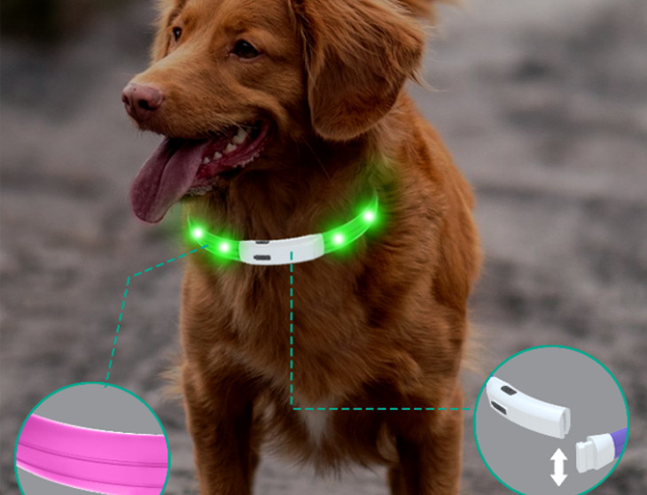 All-dog USB LED Silicon Ring